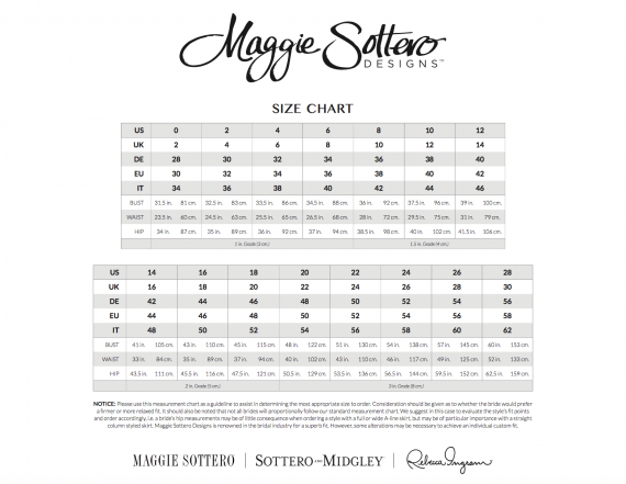 Size Guide - Mathilda Rose